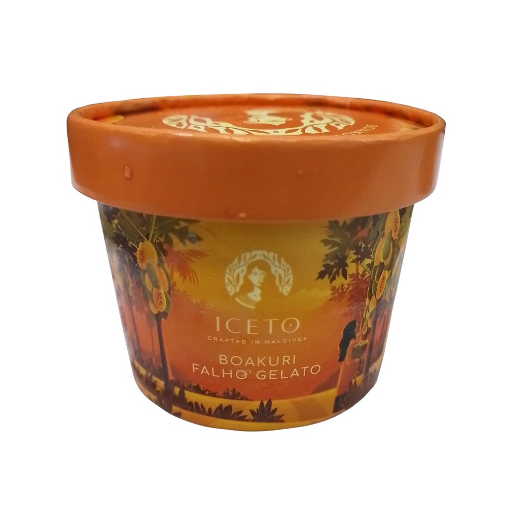 ICETO CREAMY MALDIVIAN CANDIED PAPAYA GELATO 100ML