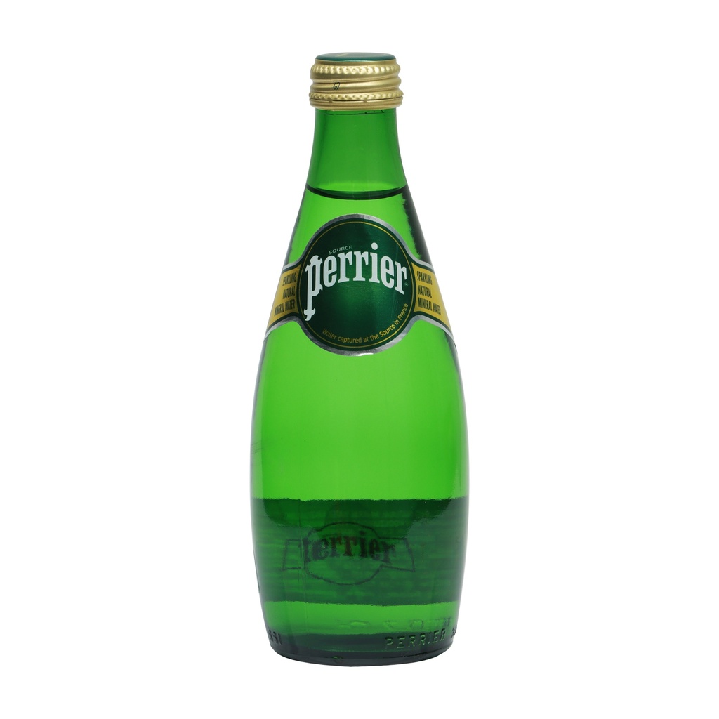 Perrier Sparkling Mineral Water Glass Bottle 330ml