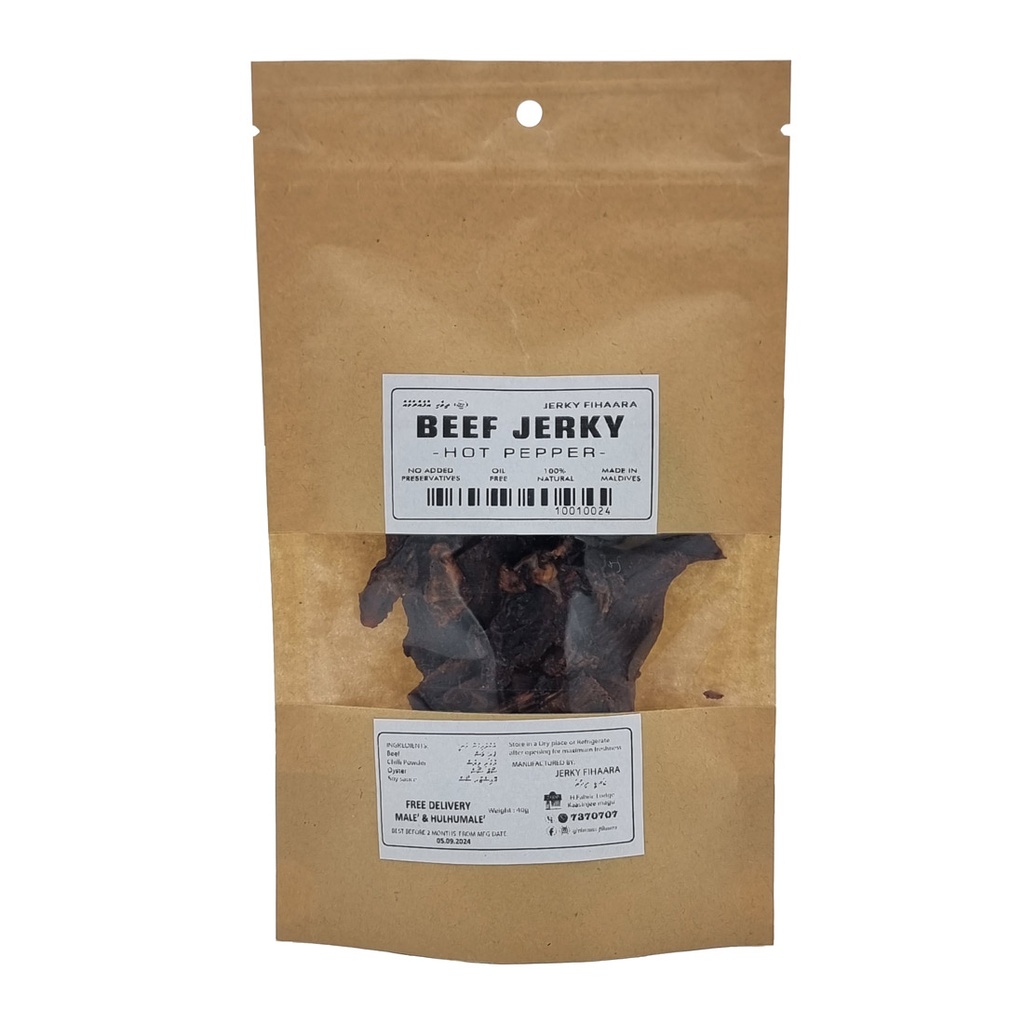 RIMMAS BEEF JERKY HOT PEPPER