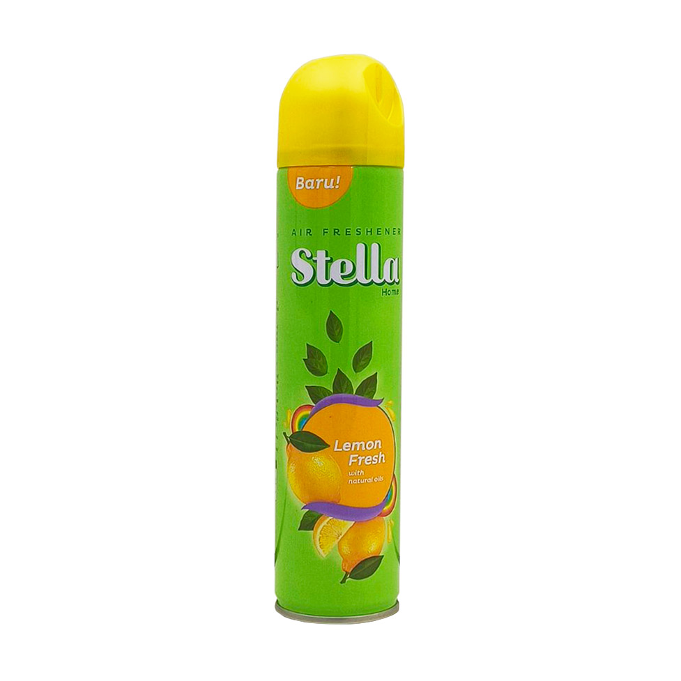 STELLA AIR FRESHENER LEMON FRESH WITH NATURAL OILS 250ML