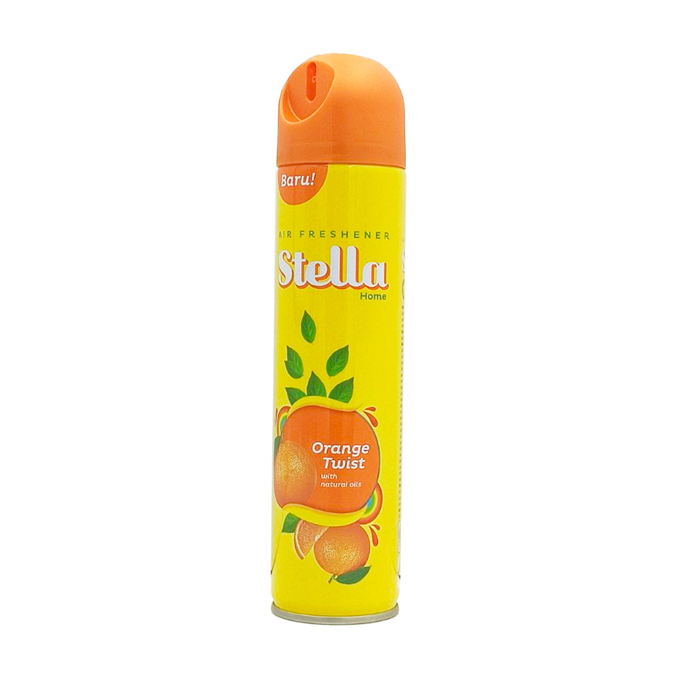 STELLA AIR FRESHENER ORANGE TWIST WITH NATURAL OILS 250ML