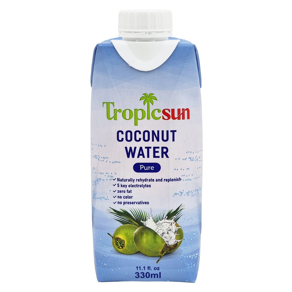 TROPICSUN COCONUT WATER PURE 330ML