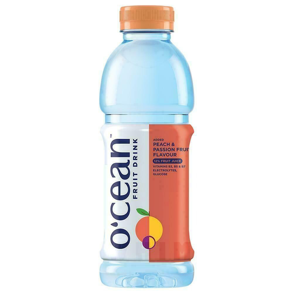 OCEAN FRUIT DRINK PEACH & PASSIONFRUIT FLAVOUR 500ML