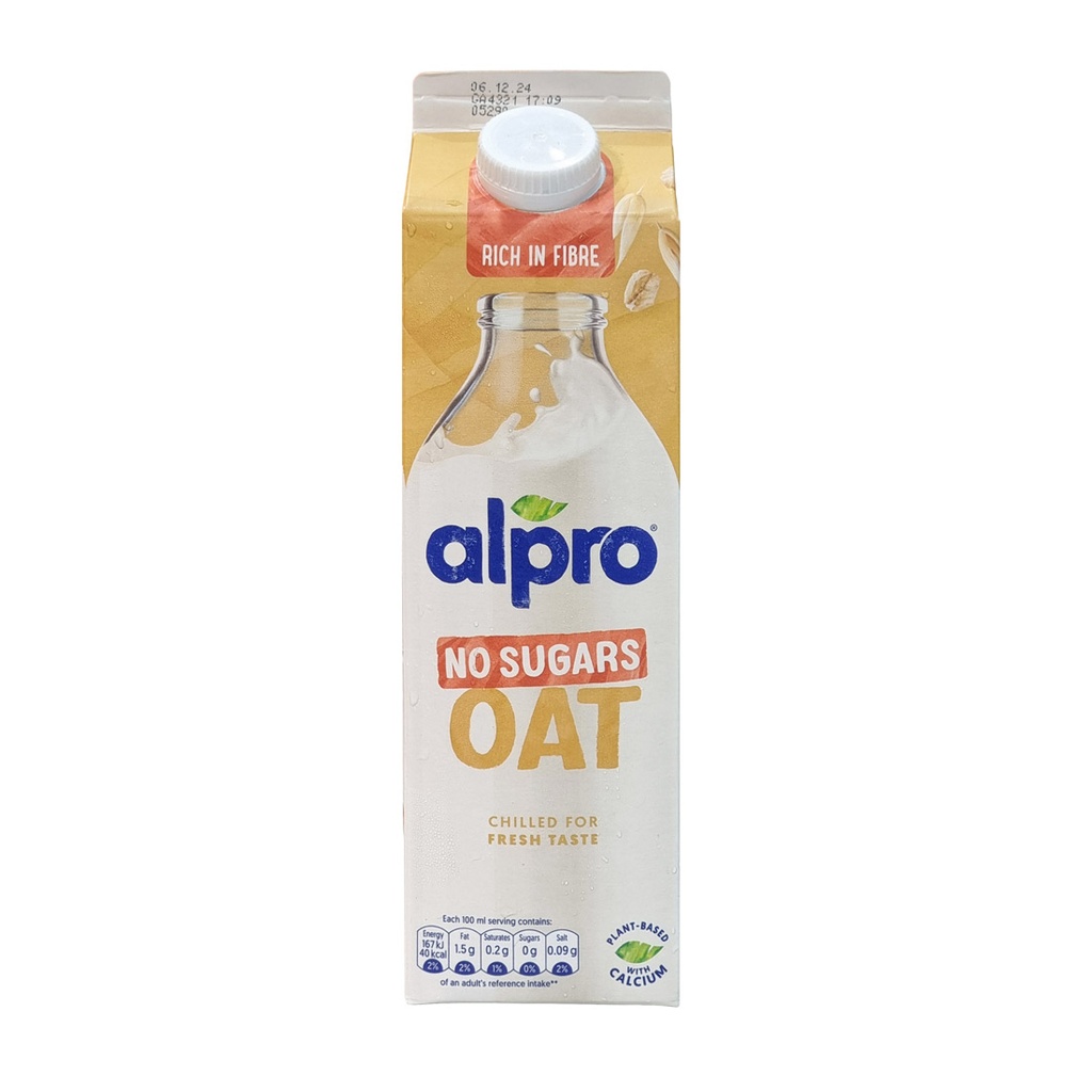 ALPRO FRESH OAT NO SUGARS 1LTR