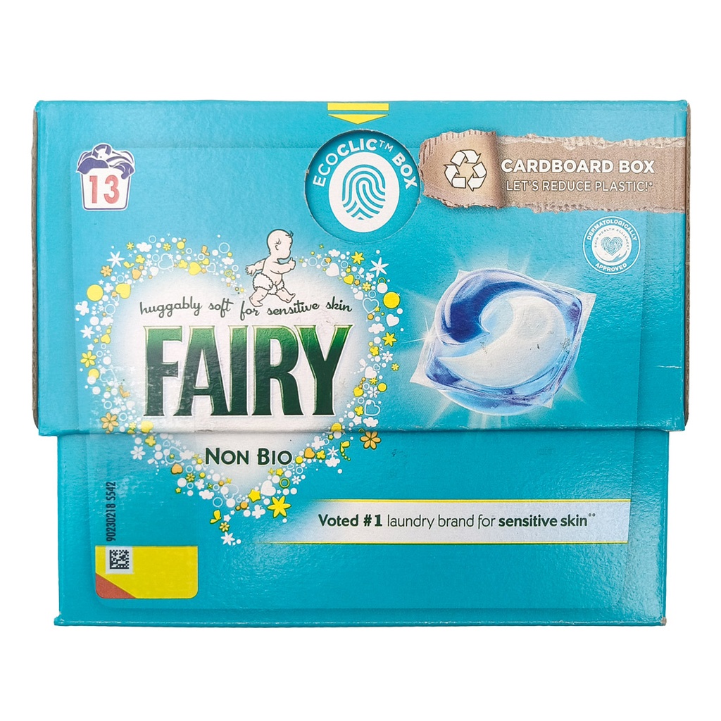 FAIRY NON BIO LAUNDRY PODS FOR SENSITIVE SKIN 13'S WASH