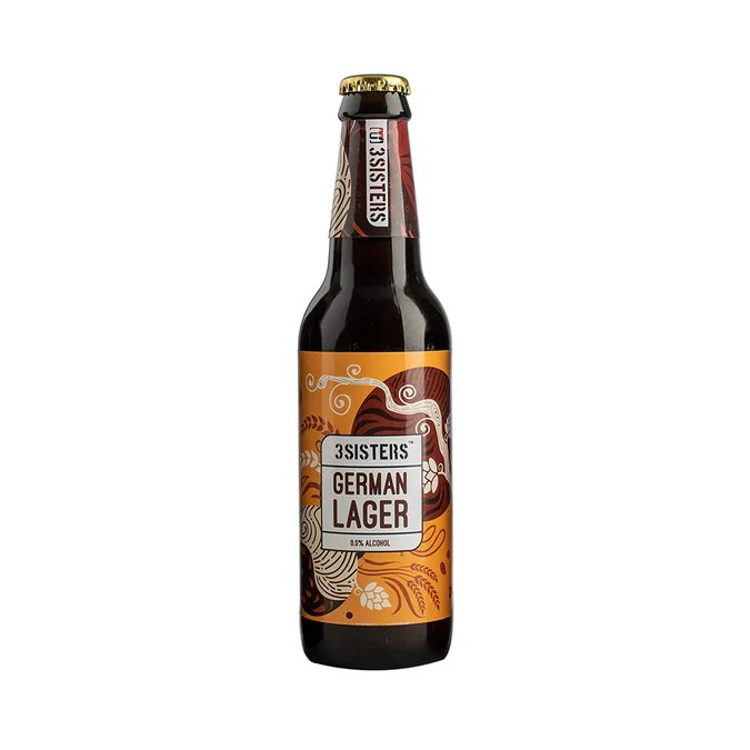 3 Sisters Non Alcoholic Beer German Lager Btl 330ml