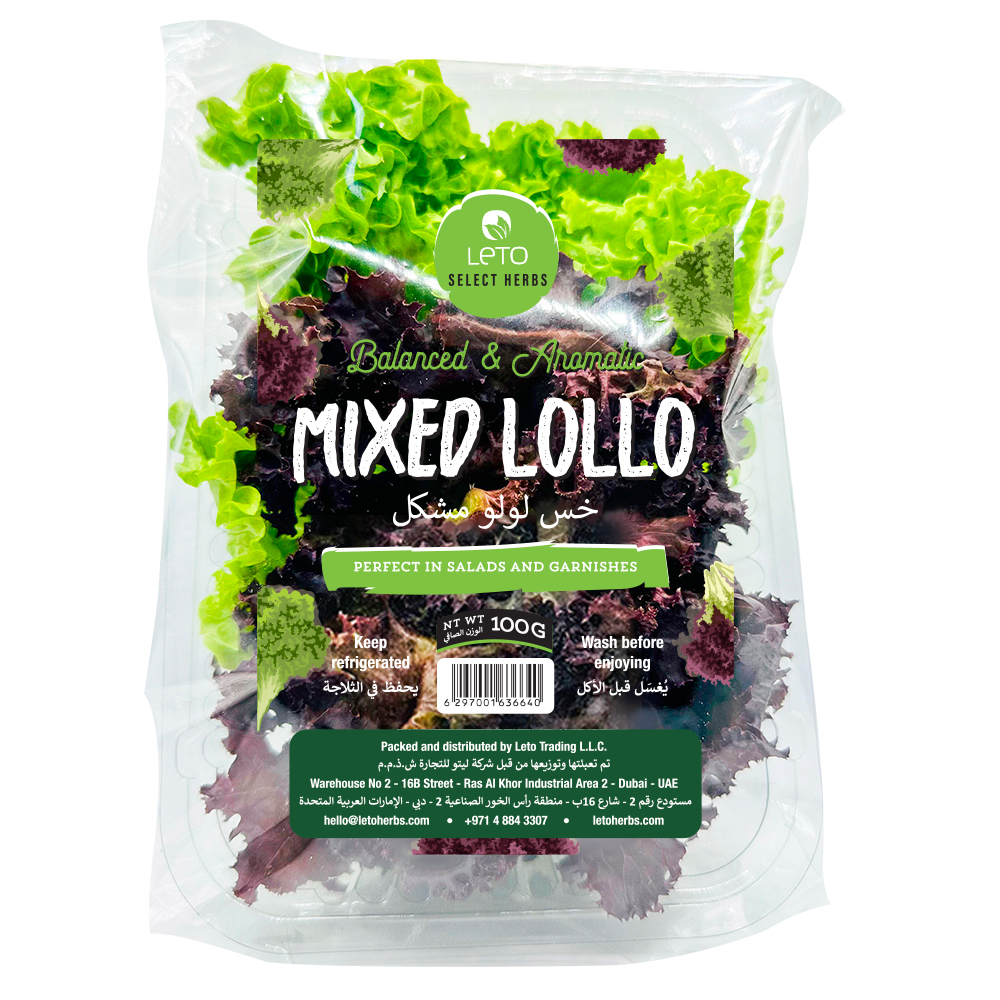 LETO MIXED LOLLO LETTUCE 100G