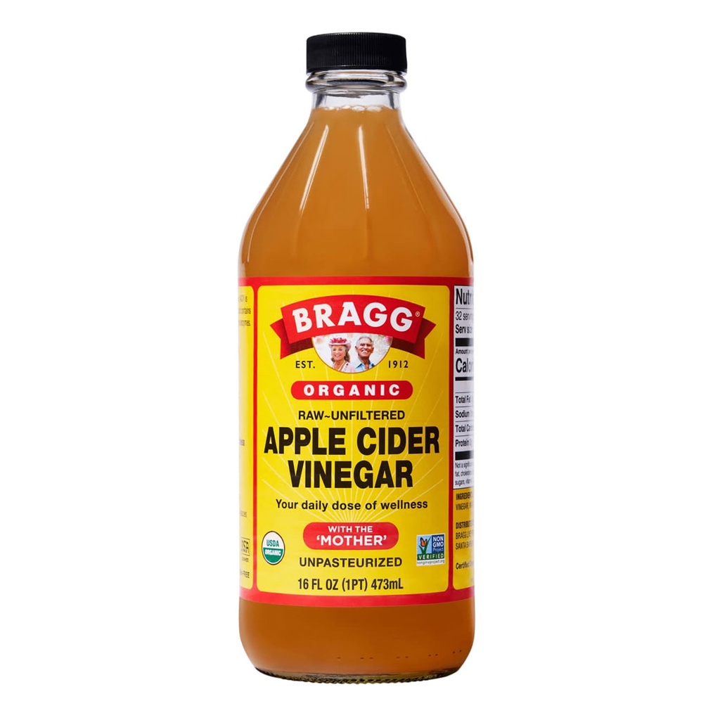 BRAGG ORGANIC APPLE CIDER VINEGAR WITH MOTHER 473ML