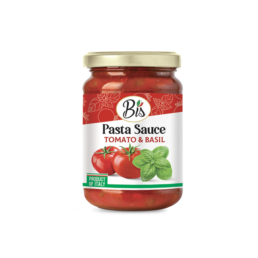 BIS PASTA SAUCE TOMATO & BASIL 350G