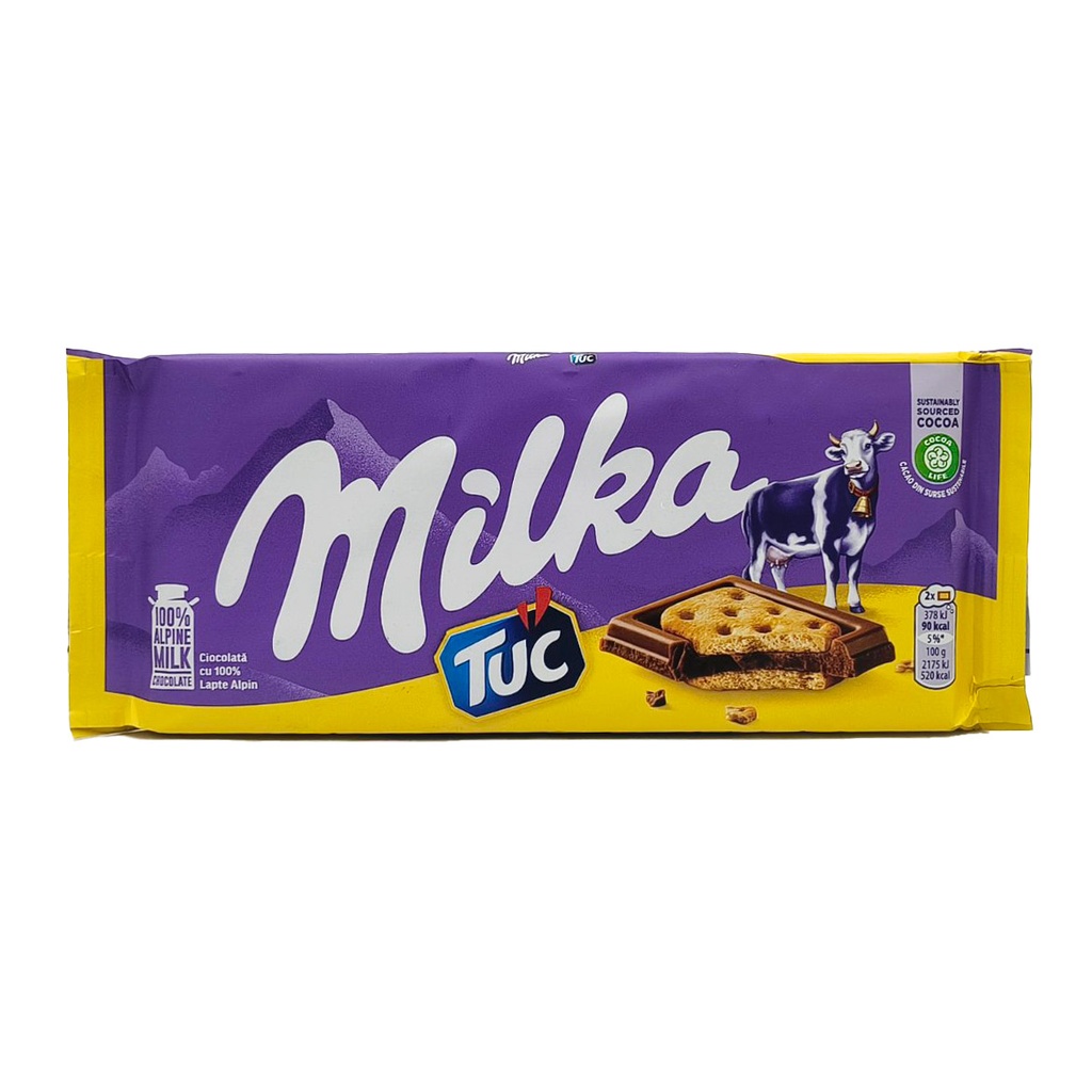 MILKA CHOCOLATE SANDWICH TUC 87G