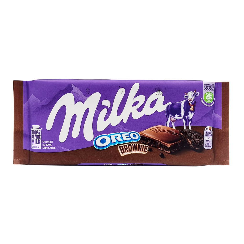 MILKA CHOCOLATE OREO BROWNIE 100G