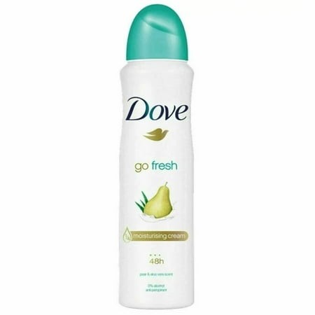 Dove Body Spray Deo 48H Go Fresh - Pear & Aloe Vera Scent 150ml