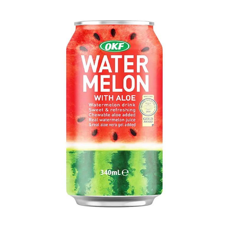 Okf Watermelon With Aloe (Can) 340ml