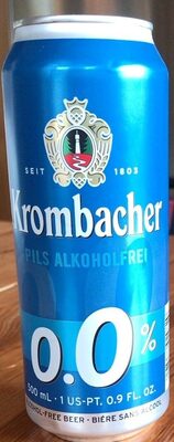 KROMBACHER NON ALCOHOLIC BEER PILS CAN 500ML