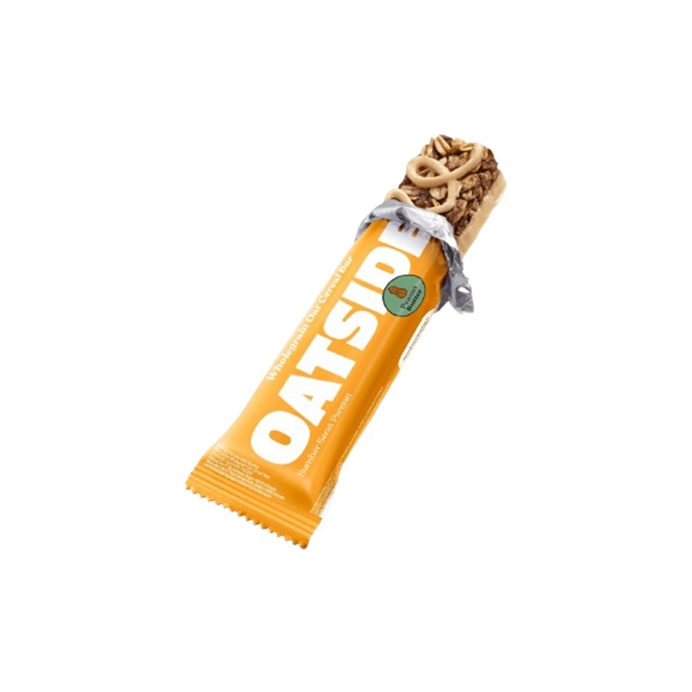 Oatside Wholegrain Oat Cereal Bar Peanut Butter 18g