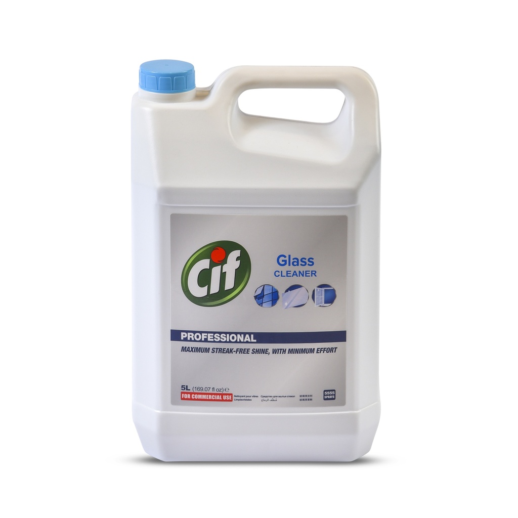 CIF PRO SPRAY GLASS CLEANER REFILL 5LTR