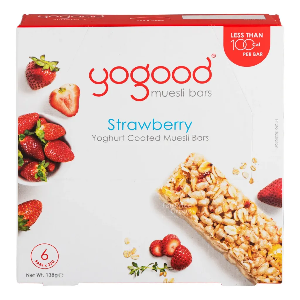 Yogood Muesli Bar Strawberry 23g