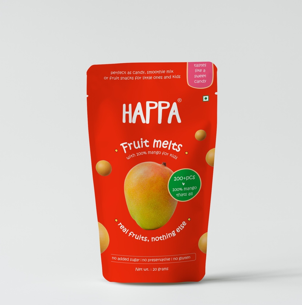 HAPPA FRUIT MELTS MANGO 20G