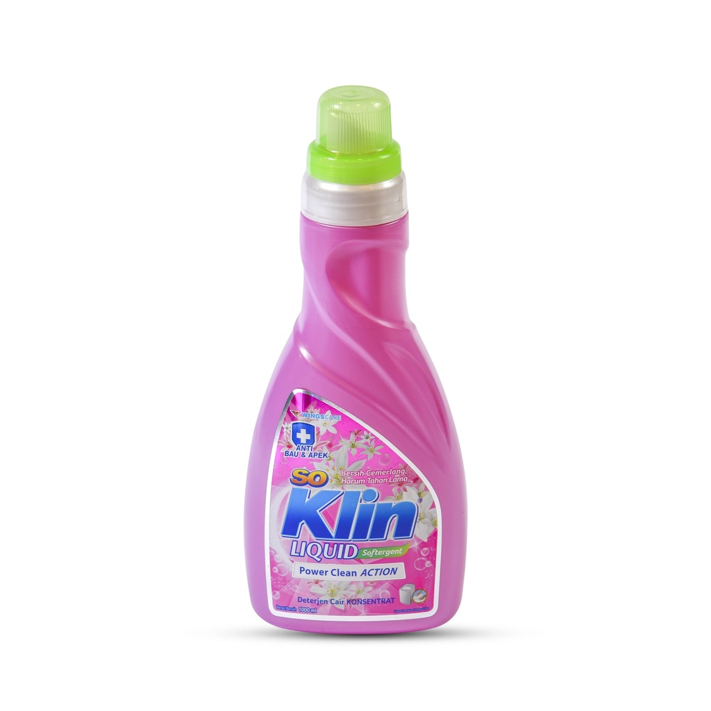 SO KLIN LIQUID DETERGENT (PINK) 1LTR