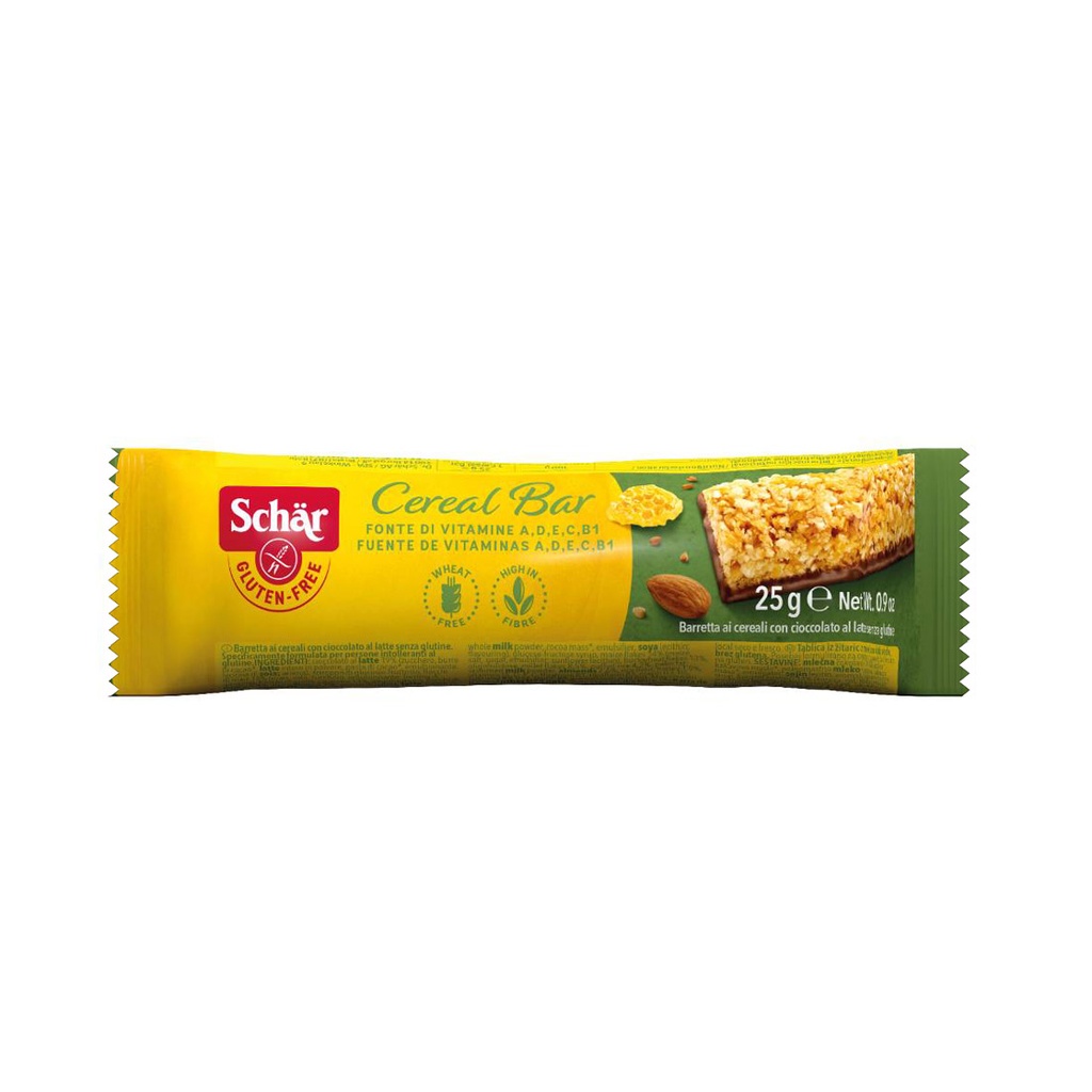 SCHAR GLUTEN FREE CEREAL BAR 25G