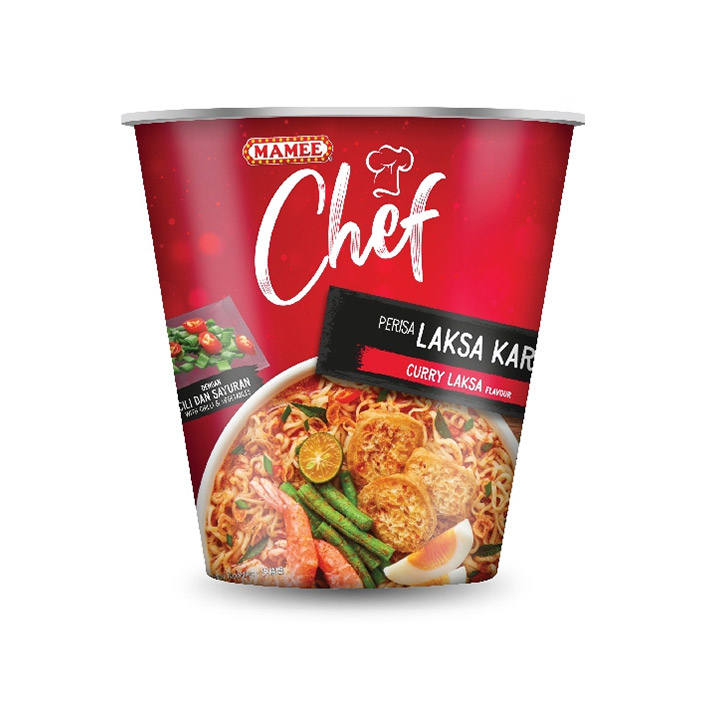 MAMEE CHEF NOODLE CUP CURRY LAKSA 72G