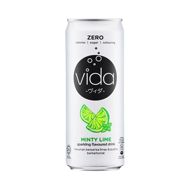 VIDA ZERO MINTY LIME SPARKLING DRINK 325ML