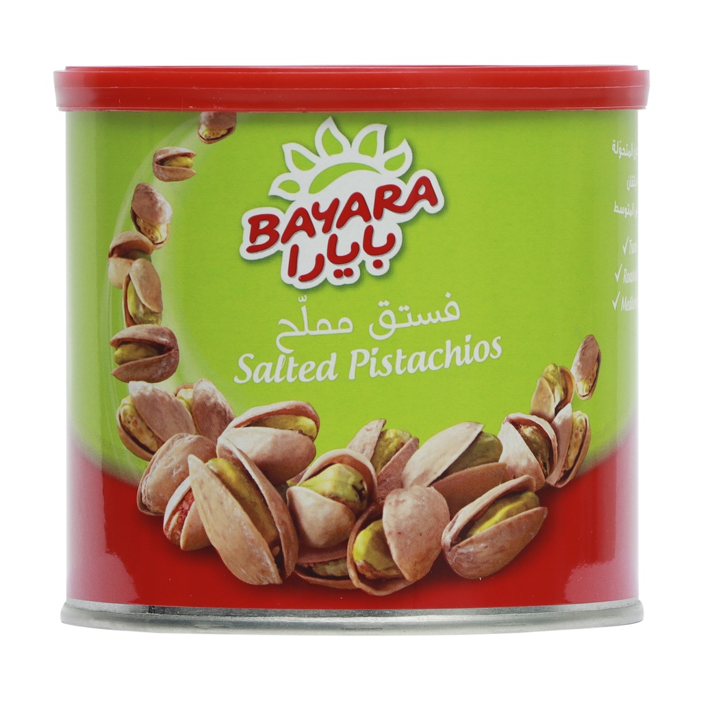 Bayara Salted Pistachios Can 200g