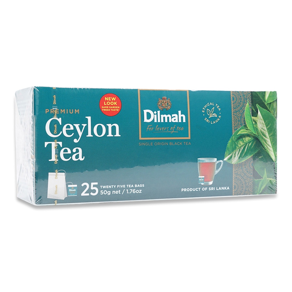 DILMAH PREMIUM PURE CEYLON TEA BAGS 25 X 2G