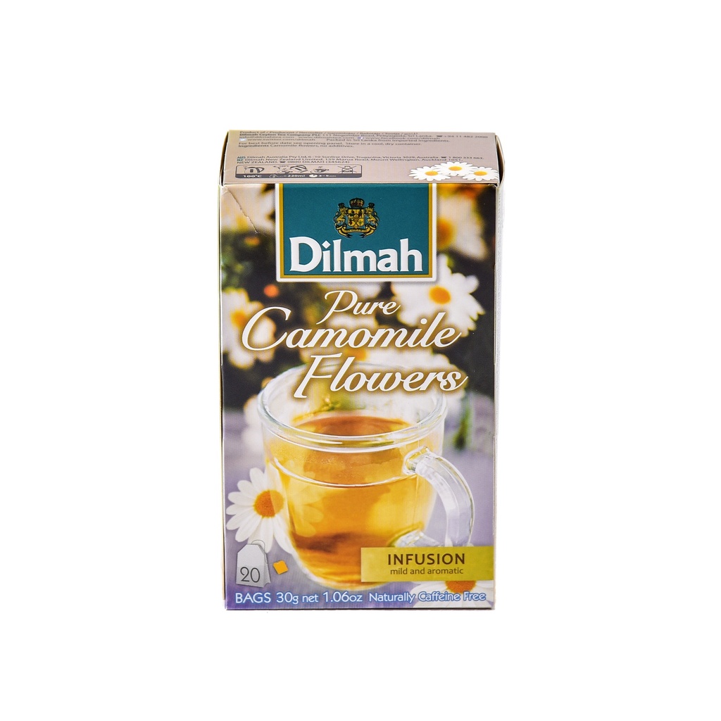 DILMAH INFUSION PURE TEA BAGS 20 X 1.5G CHAMOMILE