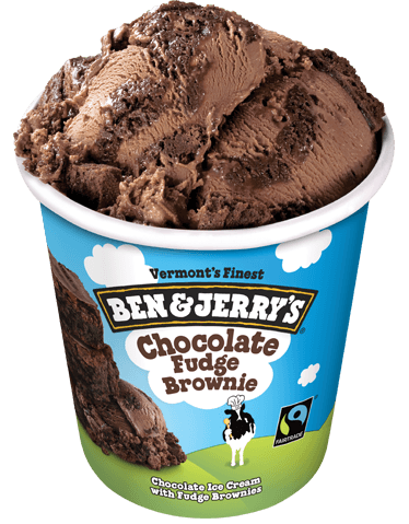 WALLS BEN & JERRYS CHOCOLATE FUDGE BROWNIE 100ML