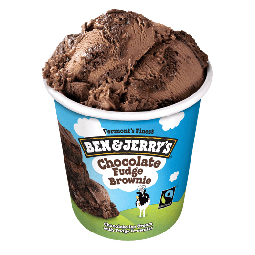 WALLS BEN & JERRYS CHOCOLATE FUDGE BROWNIE 100ML