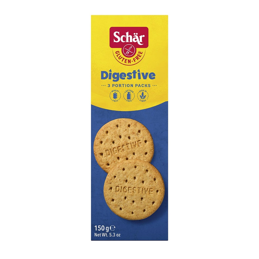 SCHAR GLUTEN FREE DIGESTIVE BISCUITS 150G