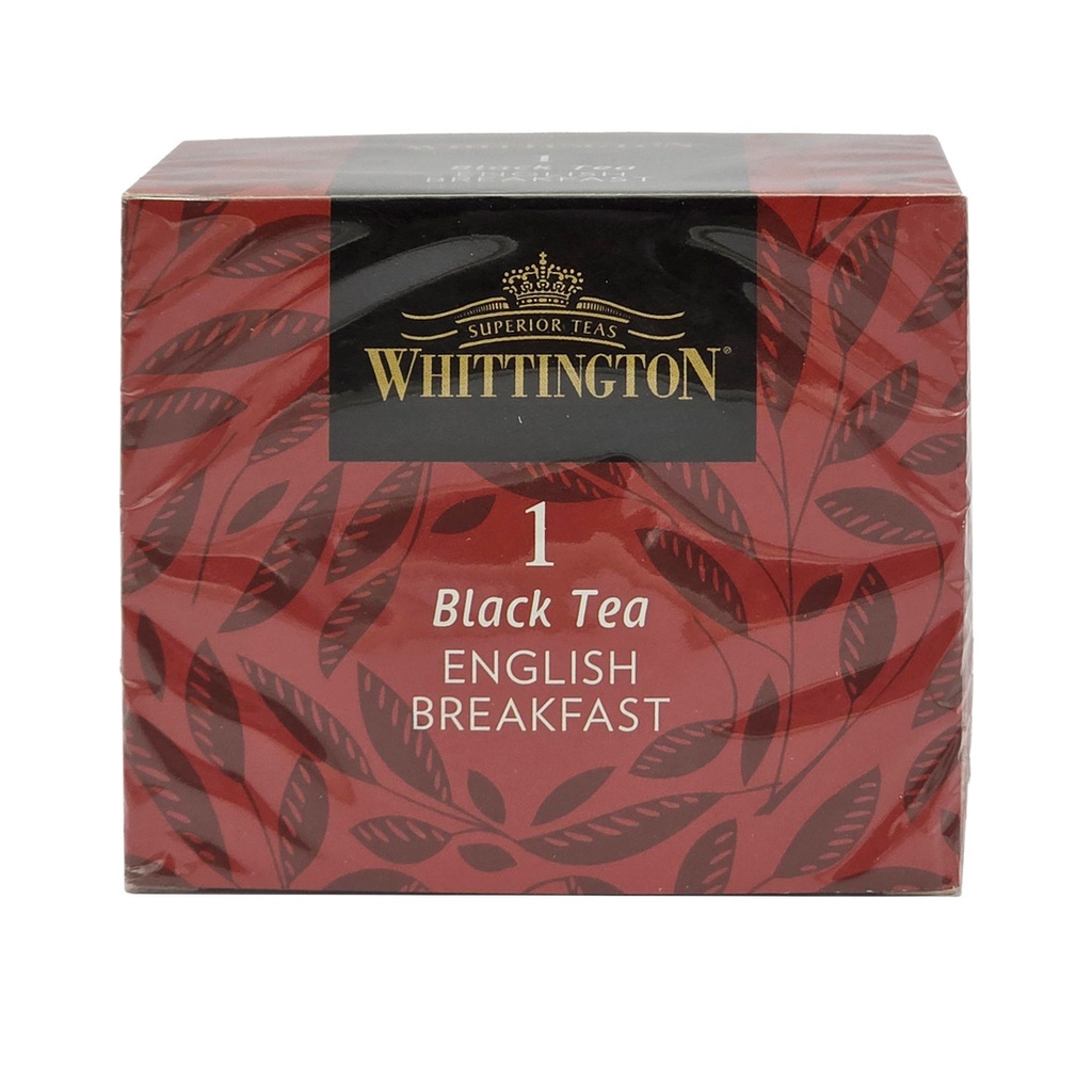 WHITTINGTON BLACK TEA ENGLISH BREAKFAST 15'S 28.7G