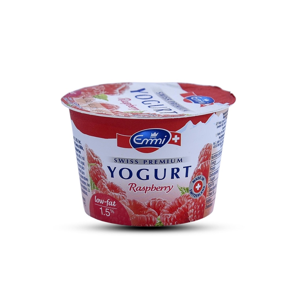 EMMI SWISS PREMIUM YOGURT RASPBERRY 100G