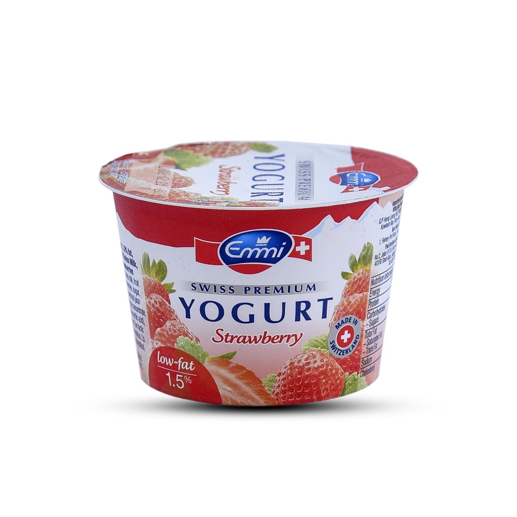 EMMI SWISS PREMIUM YOGURT STRAWBERRY 100G