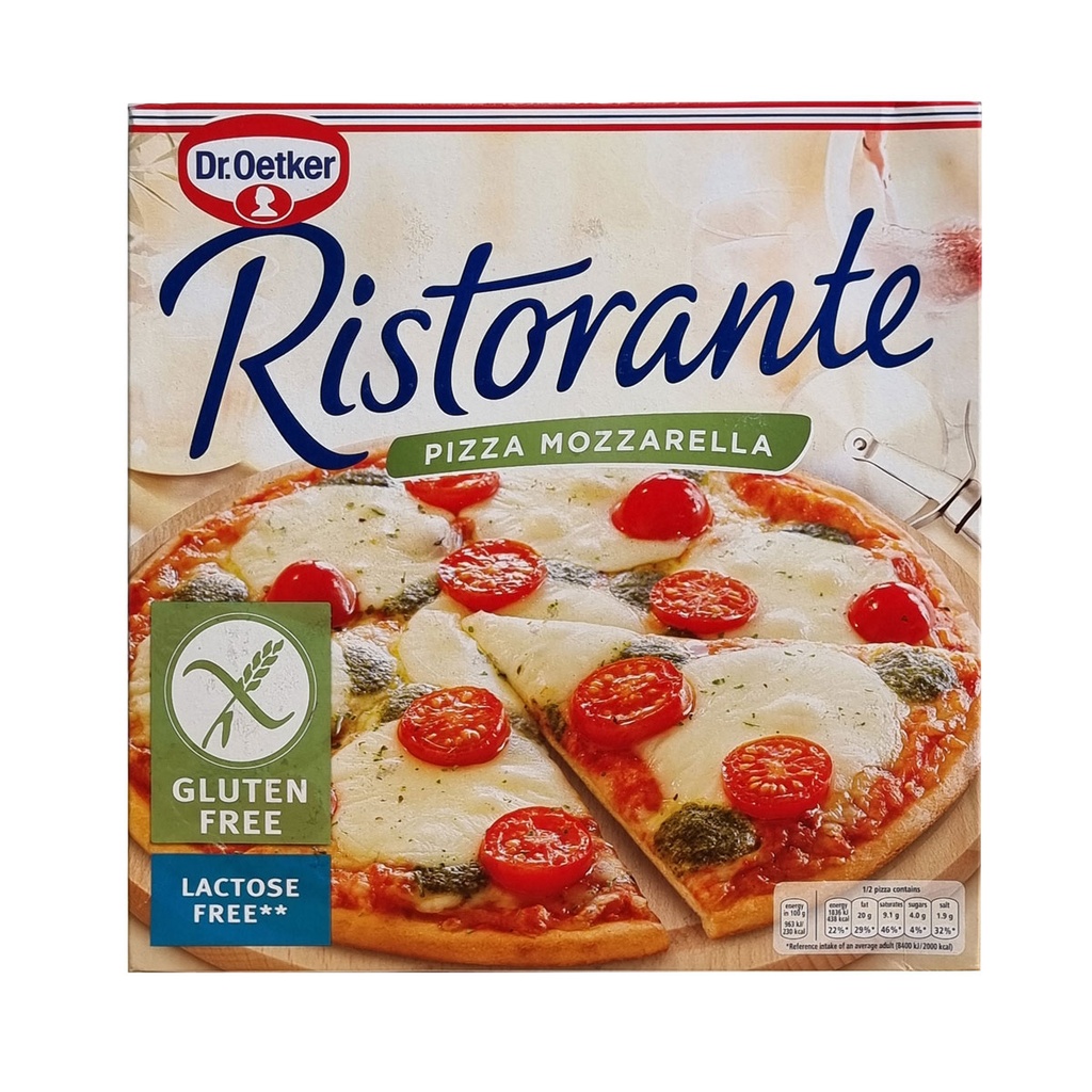 DR. OETKER RISTORANTE GLUTEN FREE PIZZA MOZZARELLA 370G