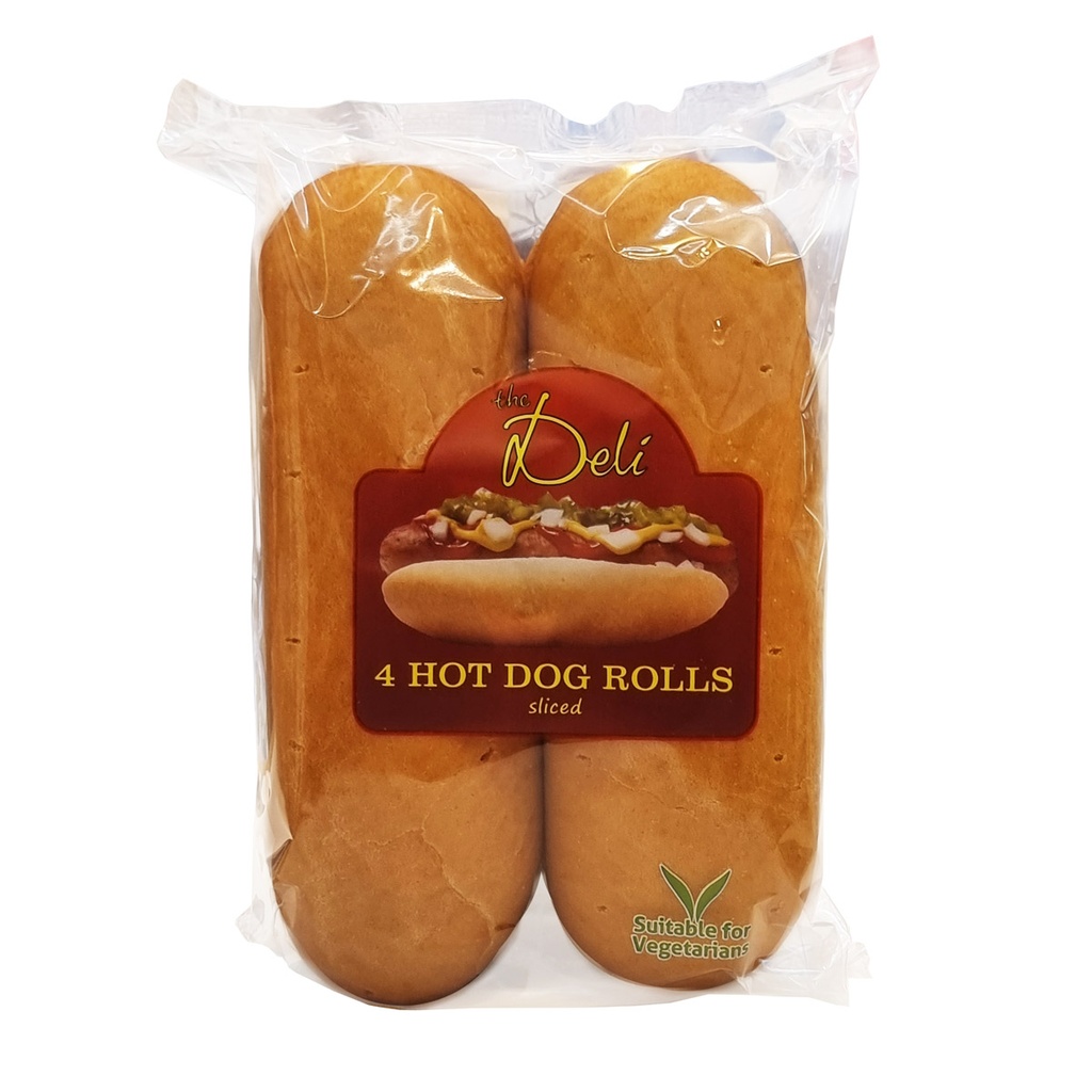 THE DELI 4 HOT DOG ROLLS