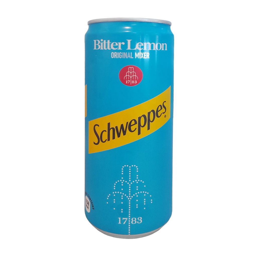 SCHWEPPES BITTER LEMON (CAN) 330ML