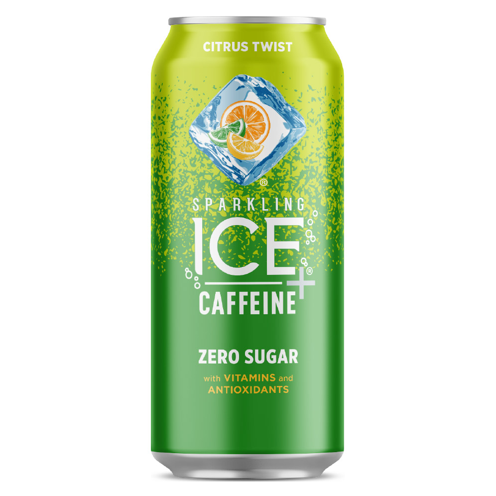 SPARKLING ICE + CAFFEINE CITRUS TWIST ZERO SUGAR 473ML