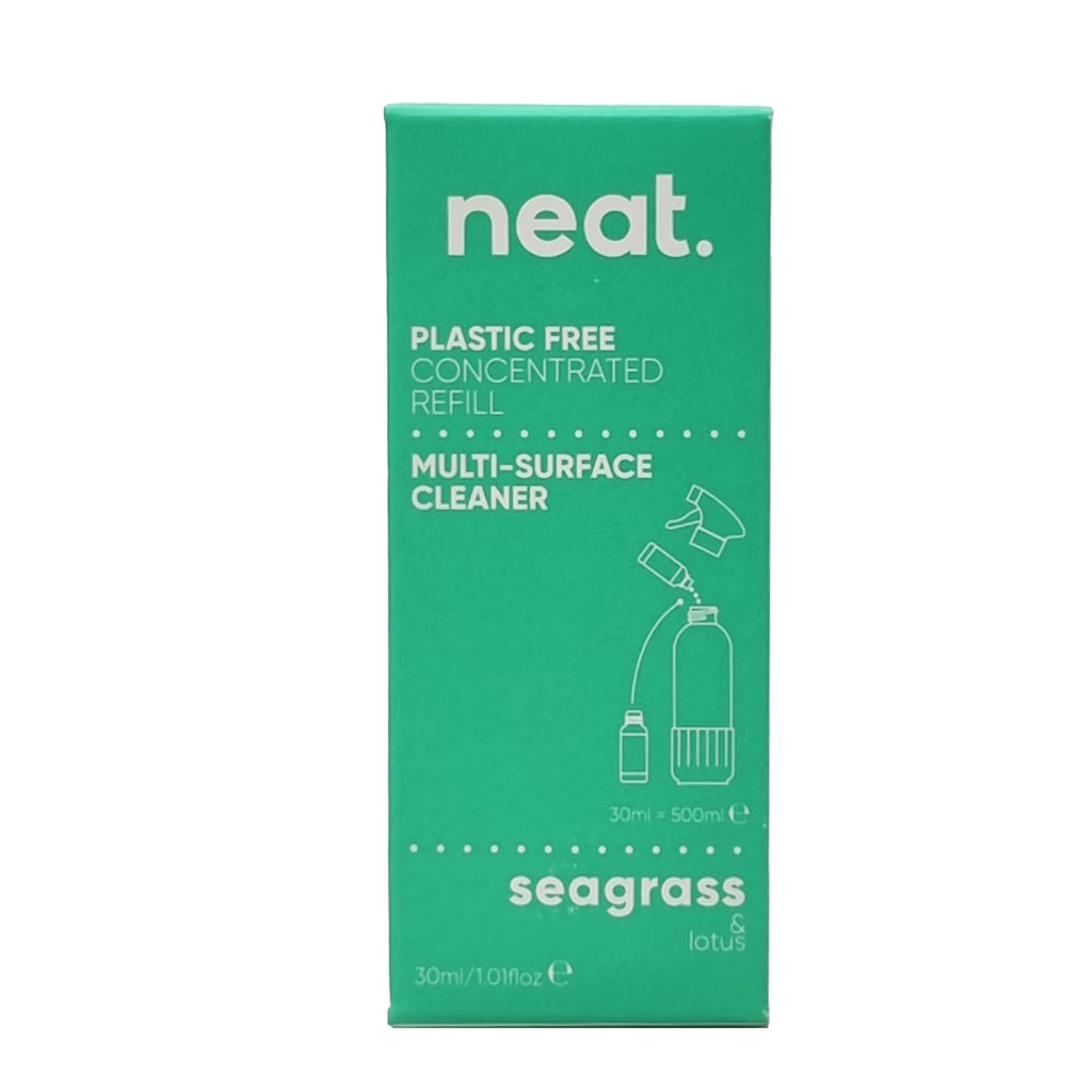 NEAT CONCENTRATED REFILL MULTI SURFACE CLEANER SEAGRASS 30ML