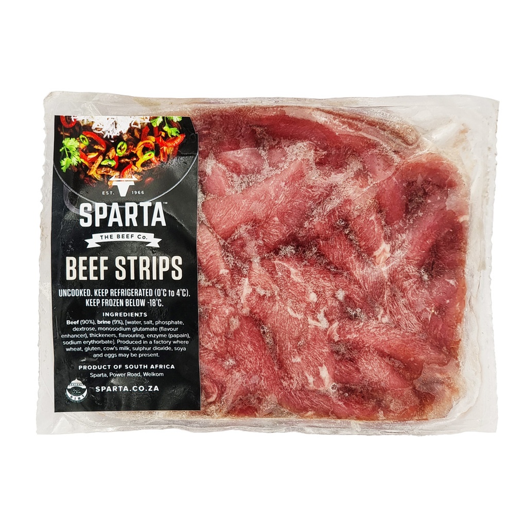 SPARTA BEEF STRIPS 450/550G