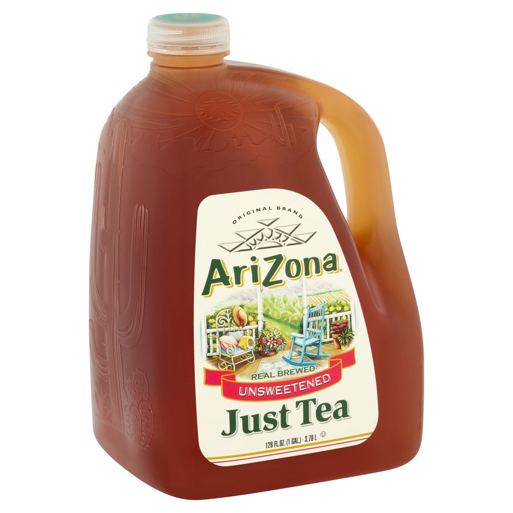 Arizona Beverages Unsweetened Just Tea 3.78l