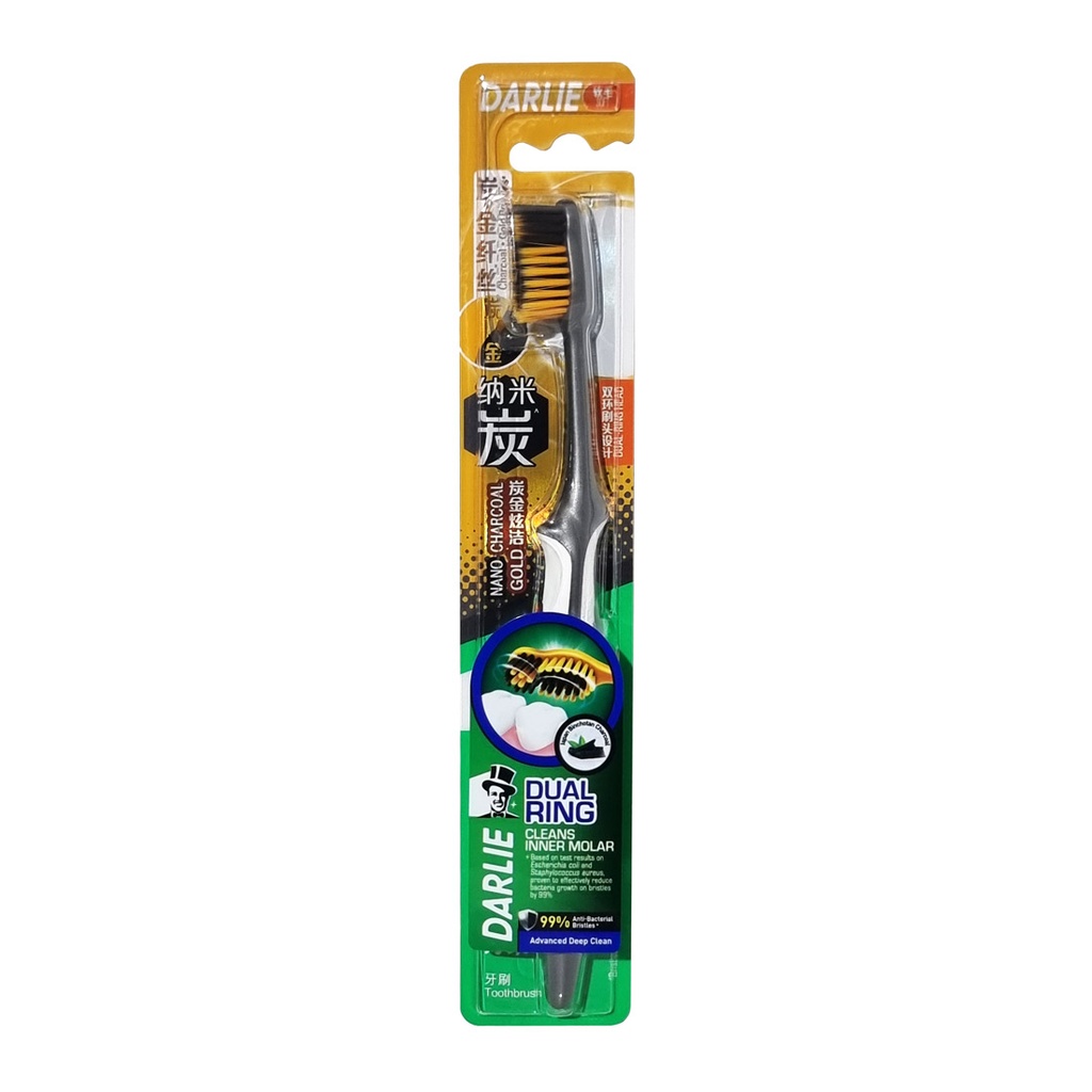 Darlie Toothbrush Nano Charcoal Gold Soft