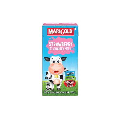 MARIGOLD UHT STRAWBERRY MILK 200ML