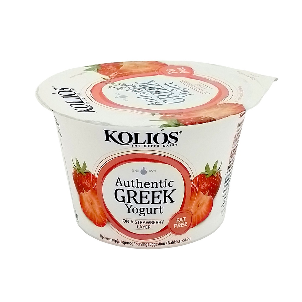 KOLIOS AUTHENTIC GREEK YOGURT STRAWBERRY 150G