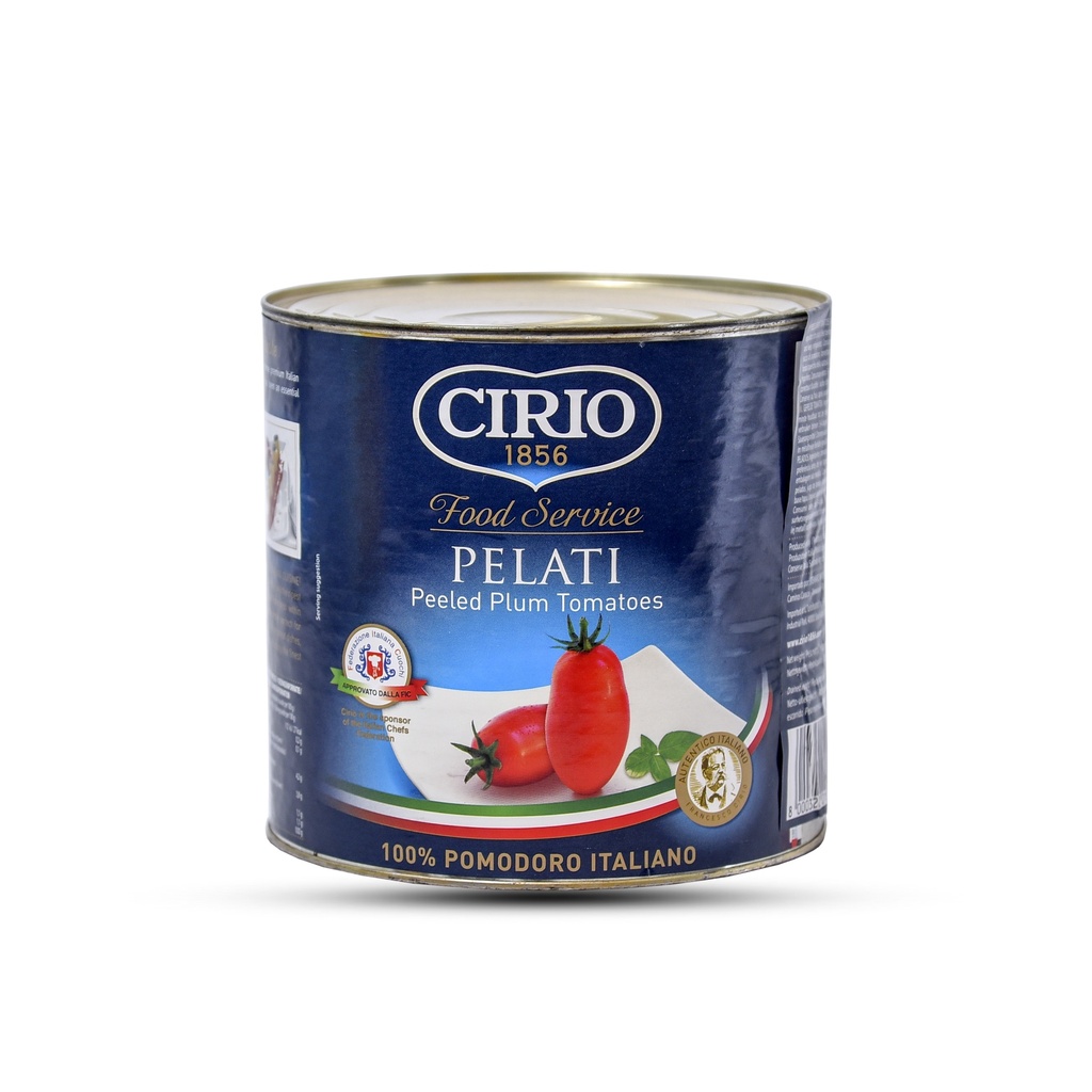 CIRIO PEELED PLUM TOMATOES 2500G