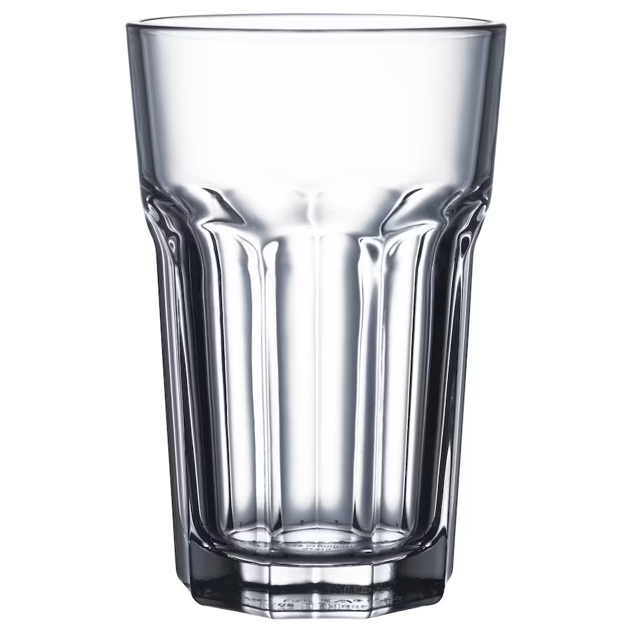 IKEA POKAL CLEAR GLASS 35CL 4PCS