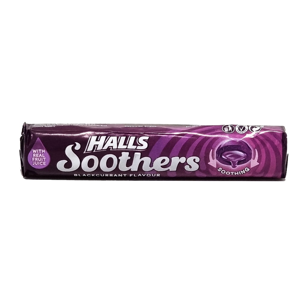 HALLS SOOTHERS BLACKCURRANT 45G