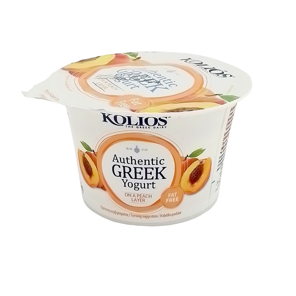 KOLIOS AUTHENTIC GREEK YOGURT PEACH 150G