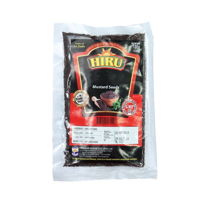 HIRU MUSTARD SEEDS 100G